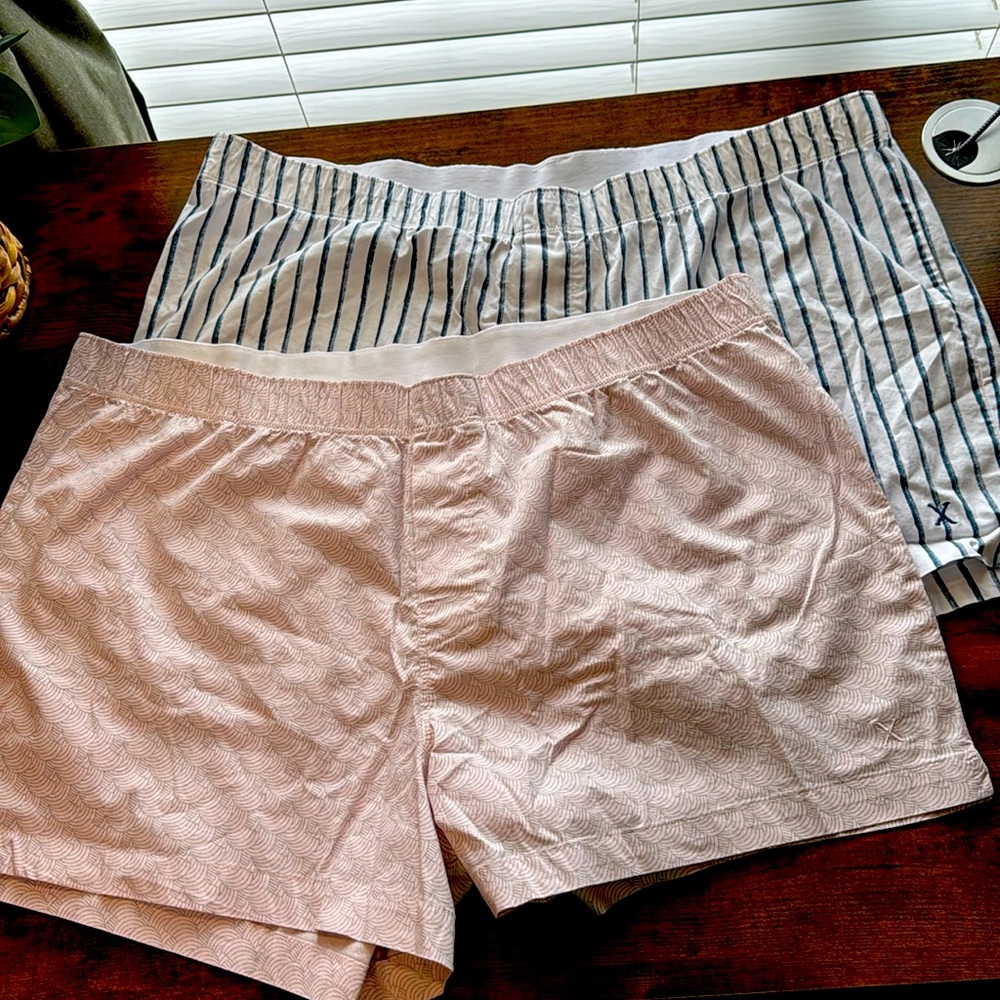 NWT Express Pack of 2 Woven Boxers Stretch Moisture Wicking Size XL